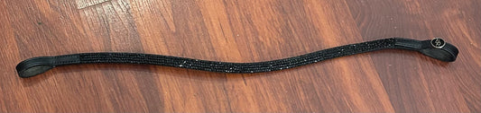 BR 17” black crystal browband