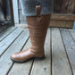 Kingsley Helsinki size 39 tan with grey fleece.