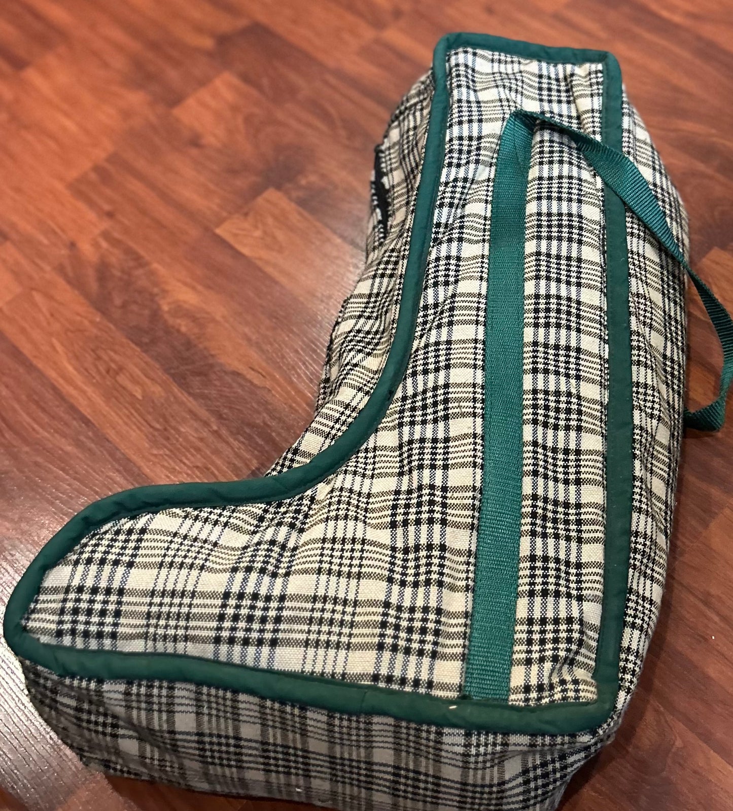 Boot bag 21” tall plaid