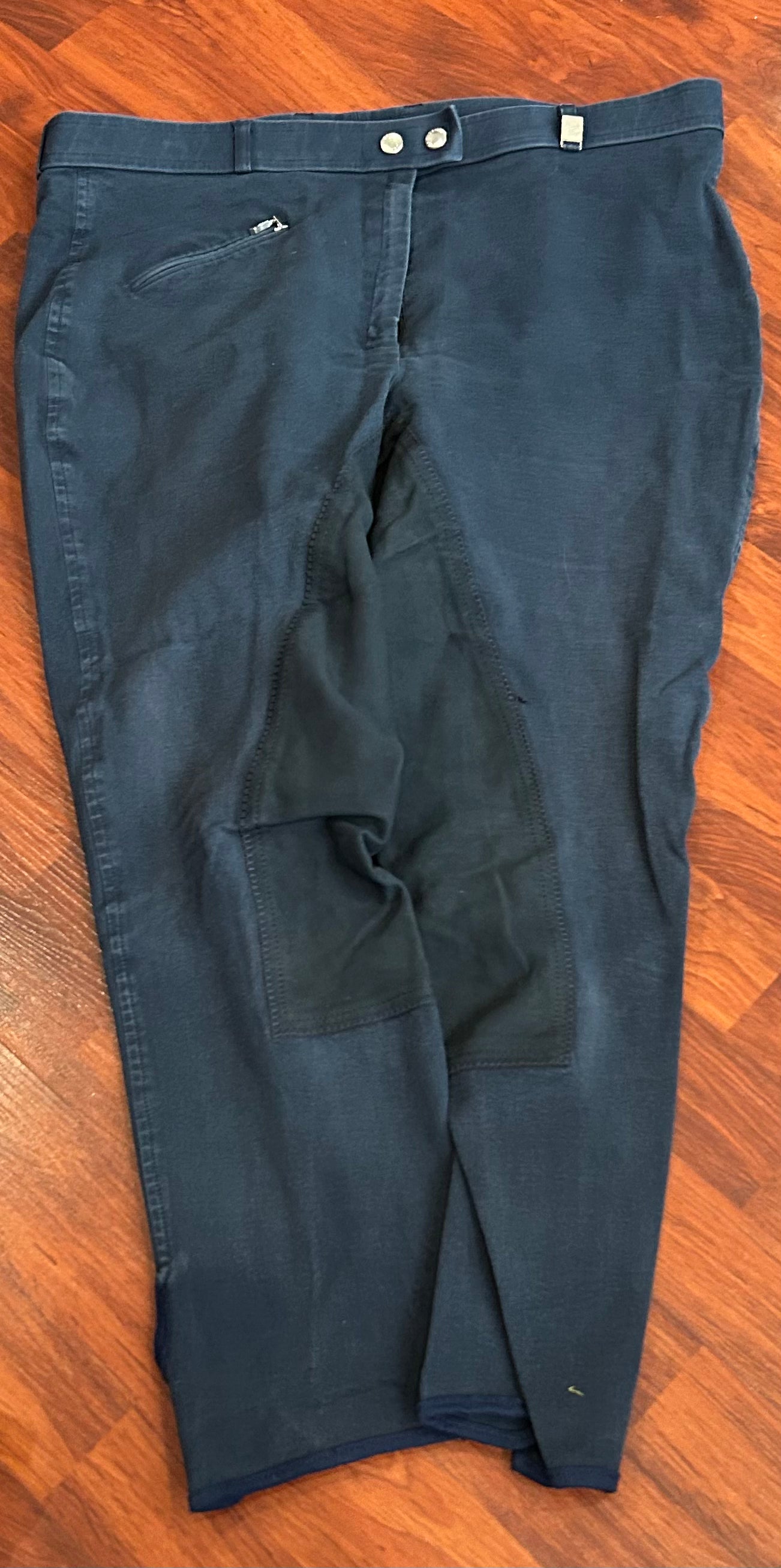 36” cavallo blue full seat breeches