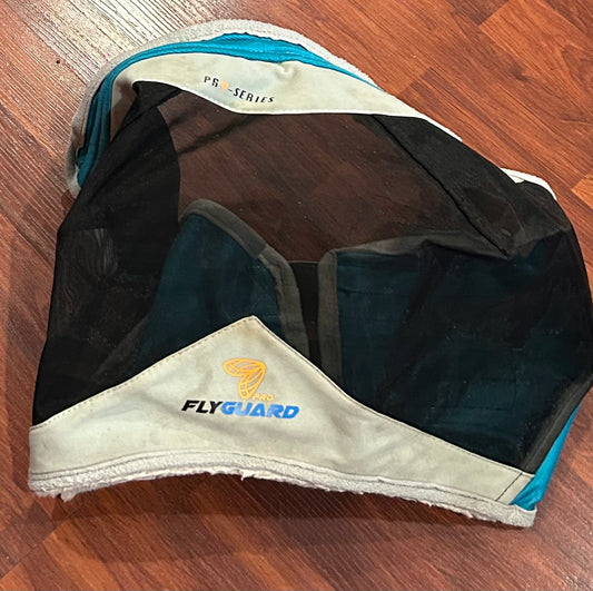 Pro series blue XFull fly mask