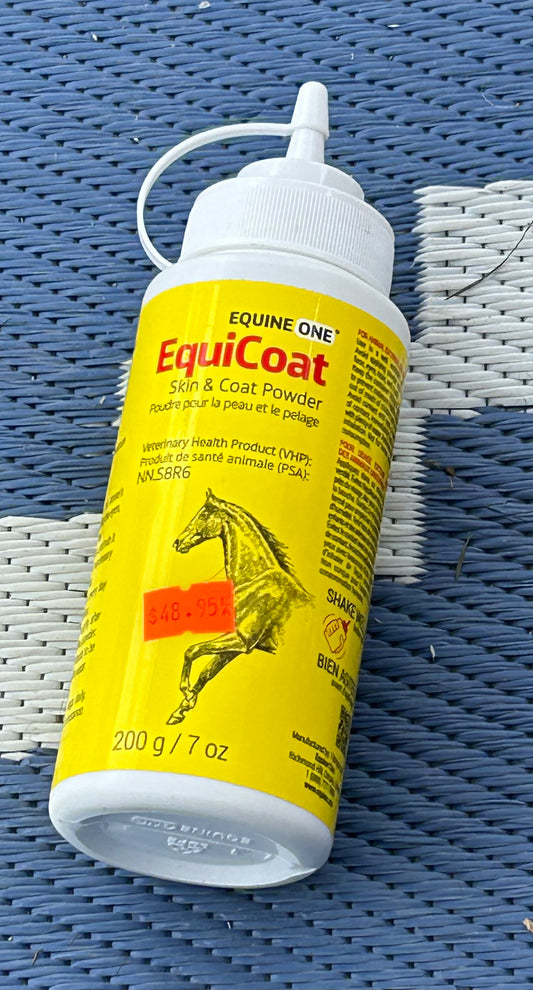 Equicoat skin and coat powder. Unopened