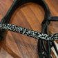 Otto Schumacher full size snaffle bridle with rocks browband. Size 2. Almost new.