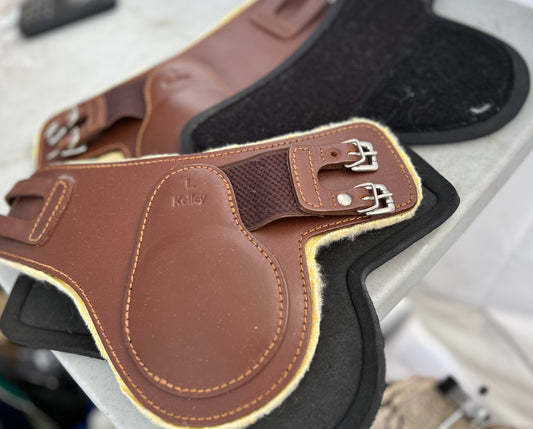 Kelly leather fetlock boots