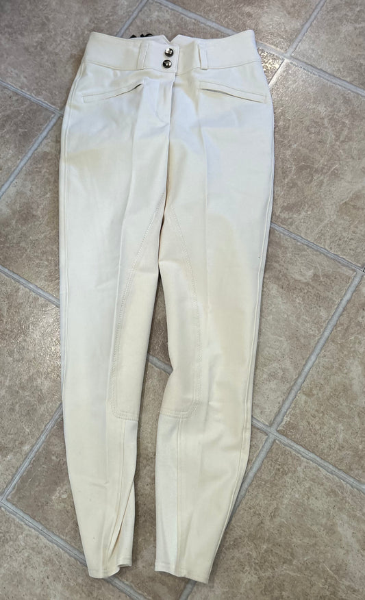 24 Euro Star Ernie full seat ivory breeches