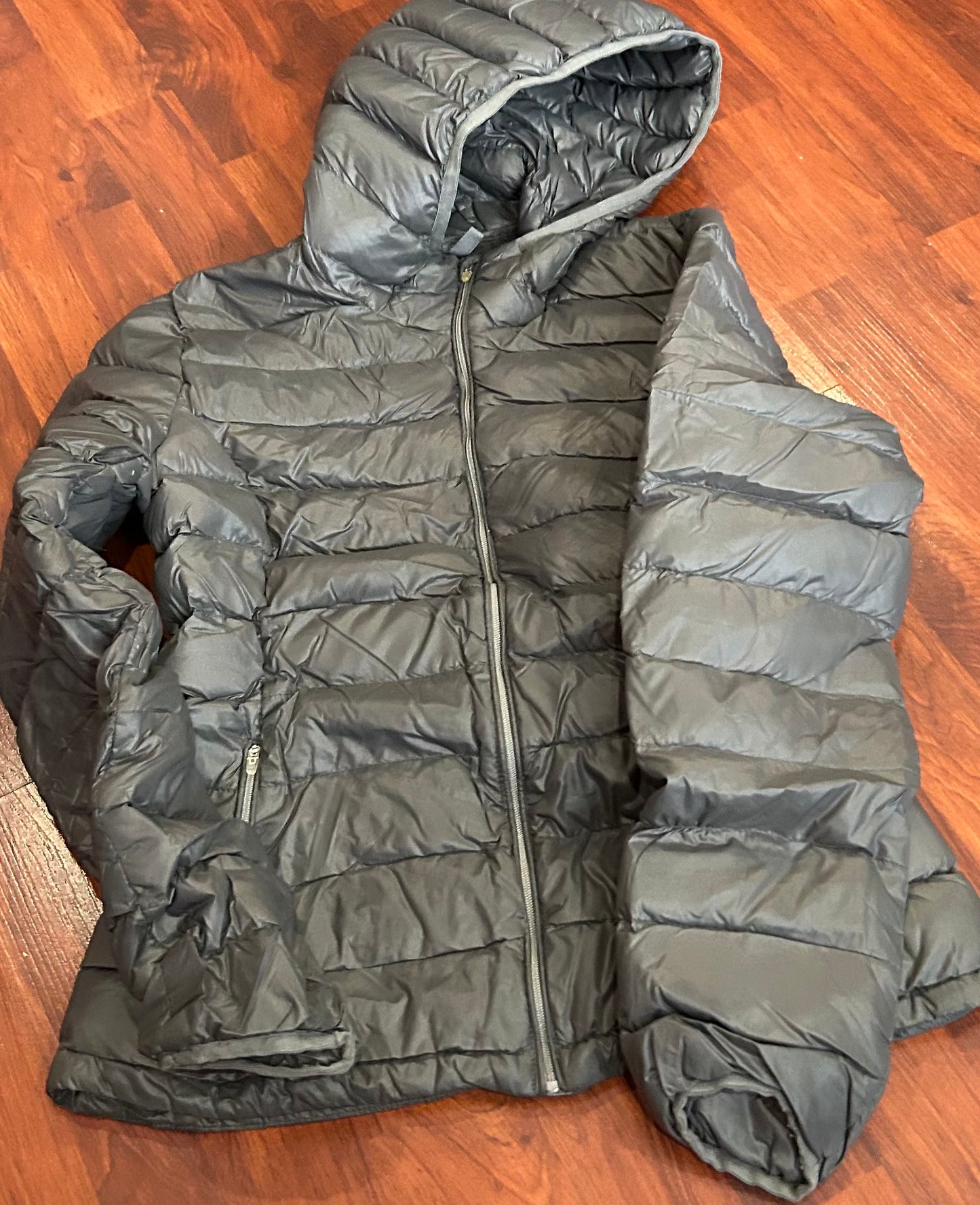 Parklife Medium lightweight duck down jacket grey