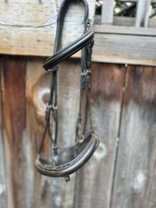 Val du Bois Cob Brown bridle with clips