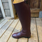 Kingsley size 42 olbia 02 nature Bordeaux MA-S. 15” calf 20.5” tall.
