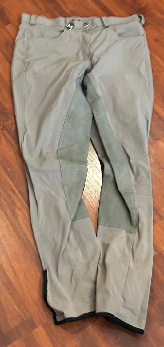 Pikeur size 30 grey full seat breeches. Velcro ankles (Copy)
