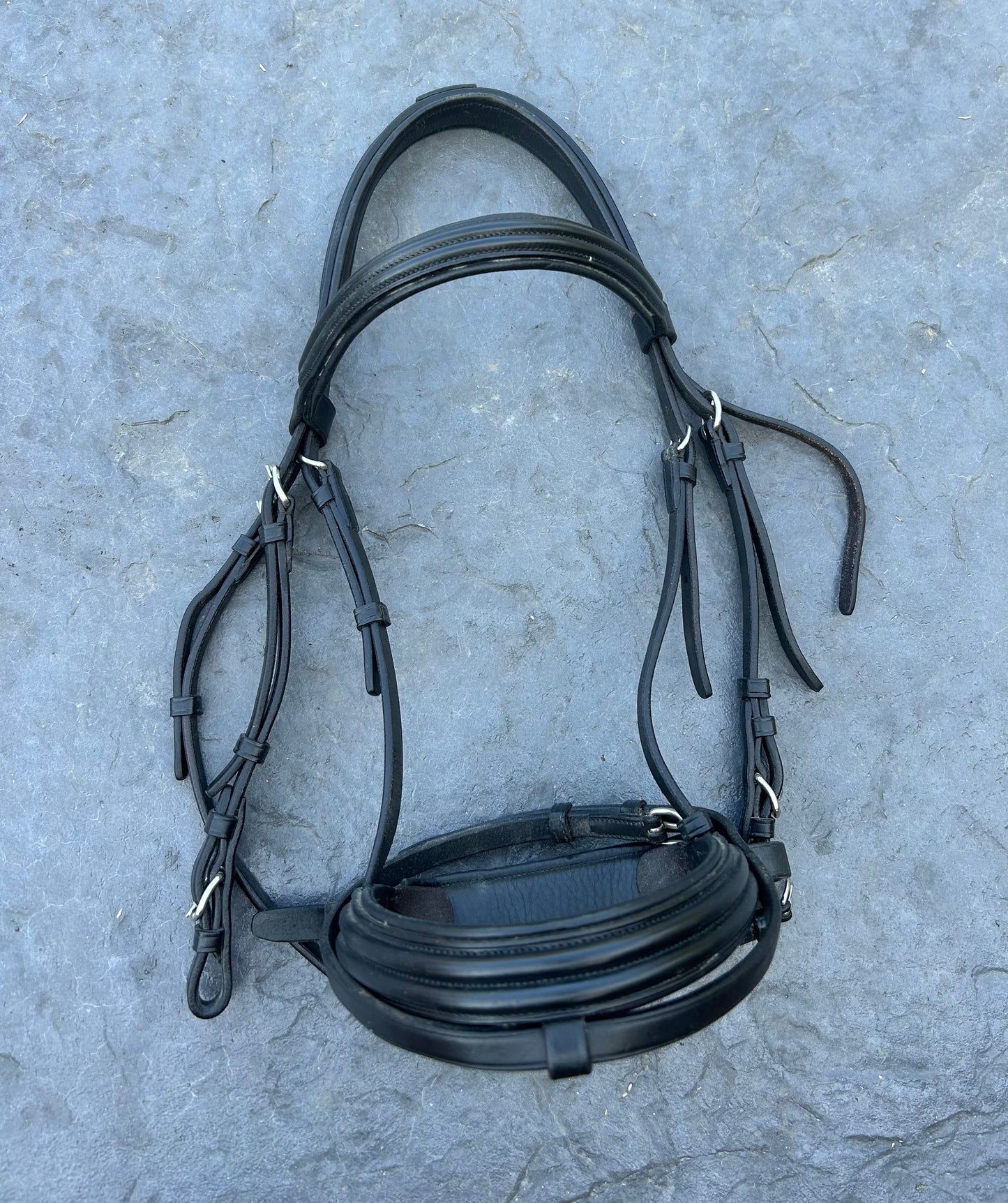 Aramas raised padded snaffle bridle