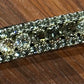 15” equiture black with gold/clear/light pink stones