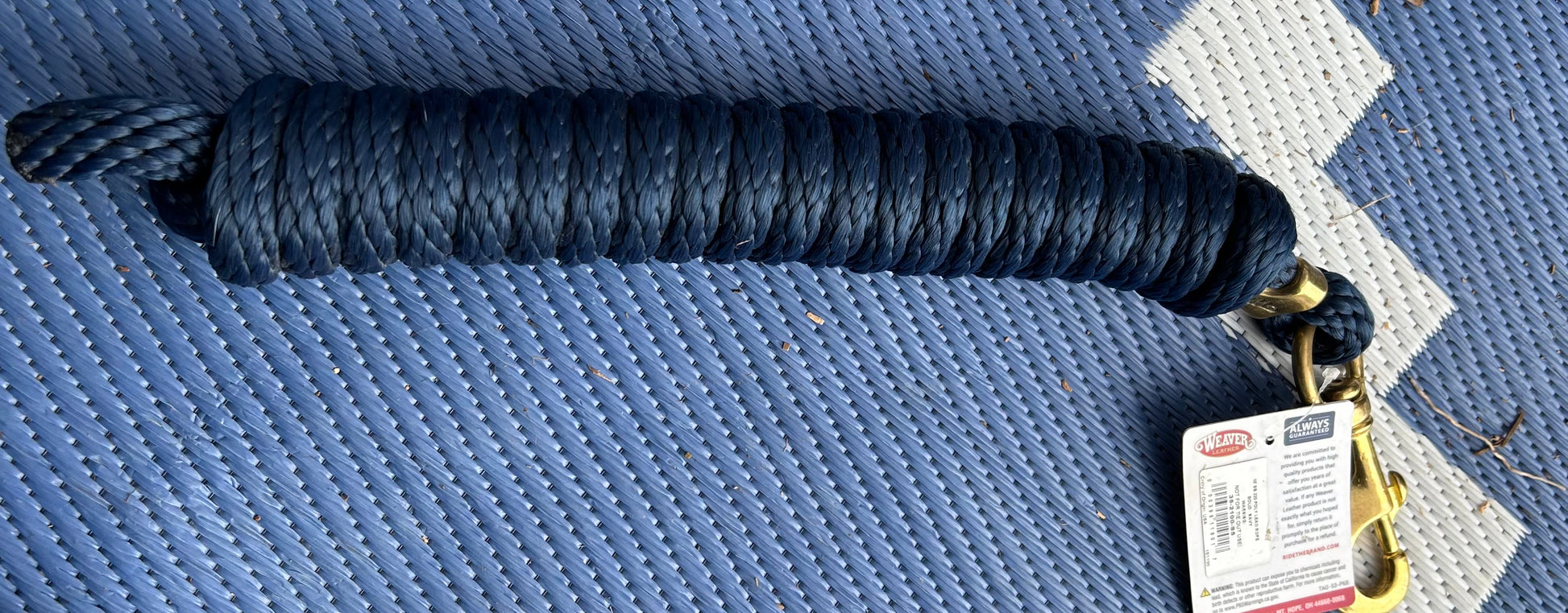 Weaver blue lead rope new with tags – All About Tack