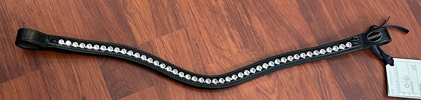 Passier full size crystal black browband