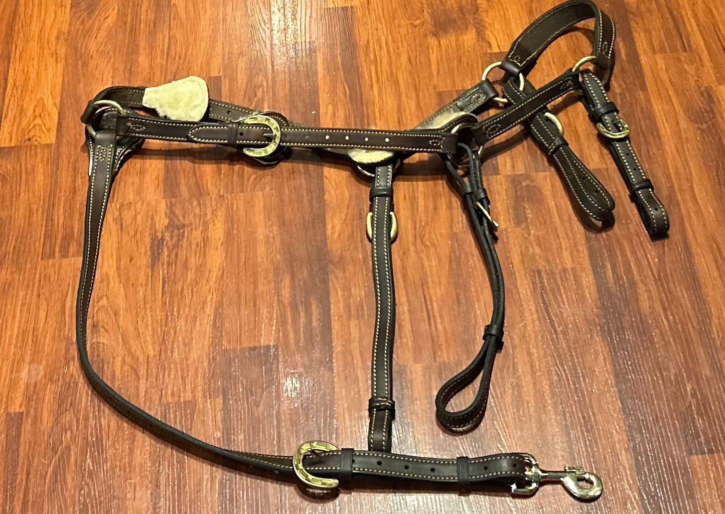 Aussie saddlery 5 point breast plate full size