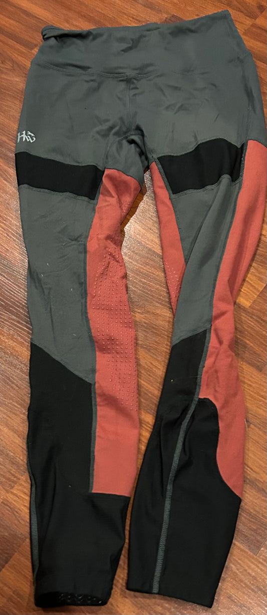 Horseware small winter riding tights. Grey