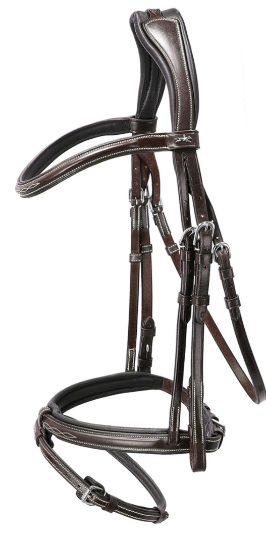Schockemohle Tokyo F select brown cob size brown bridle