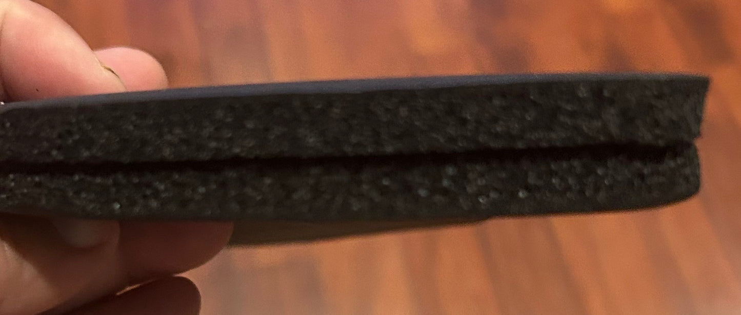 Two foam shims