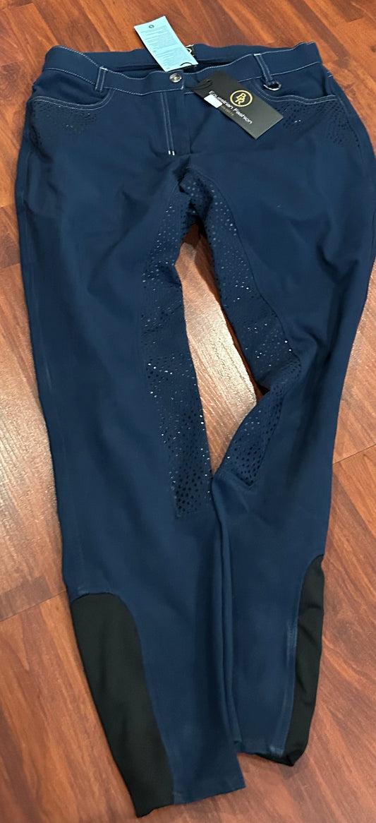 BR Atlas size 32 blue full seat breeches. Brand new.