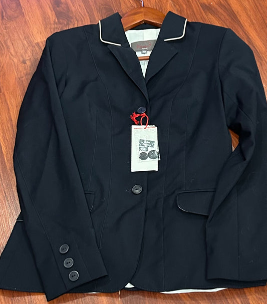 Winston equestrian exclusive 34R navy 4 button show coat.