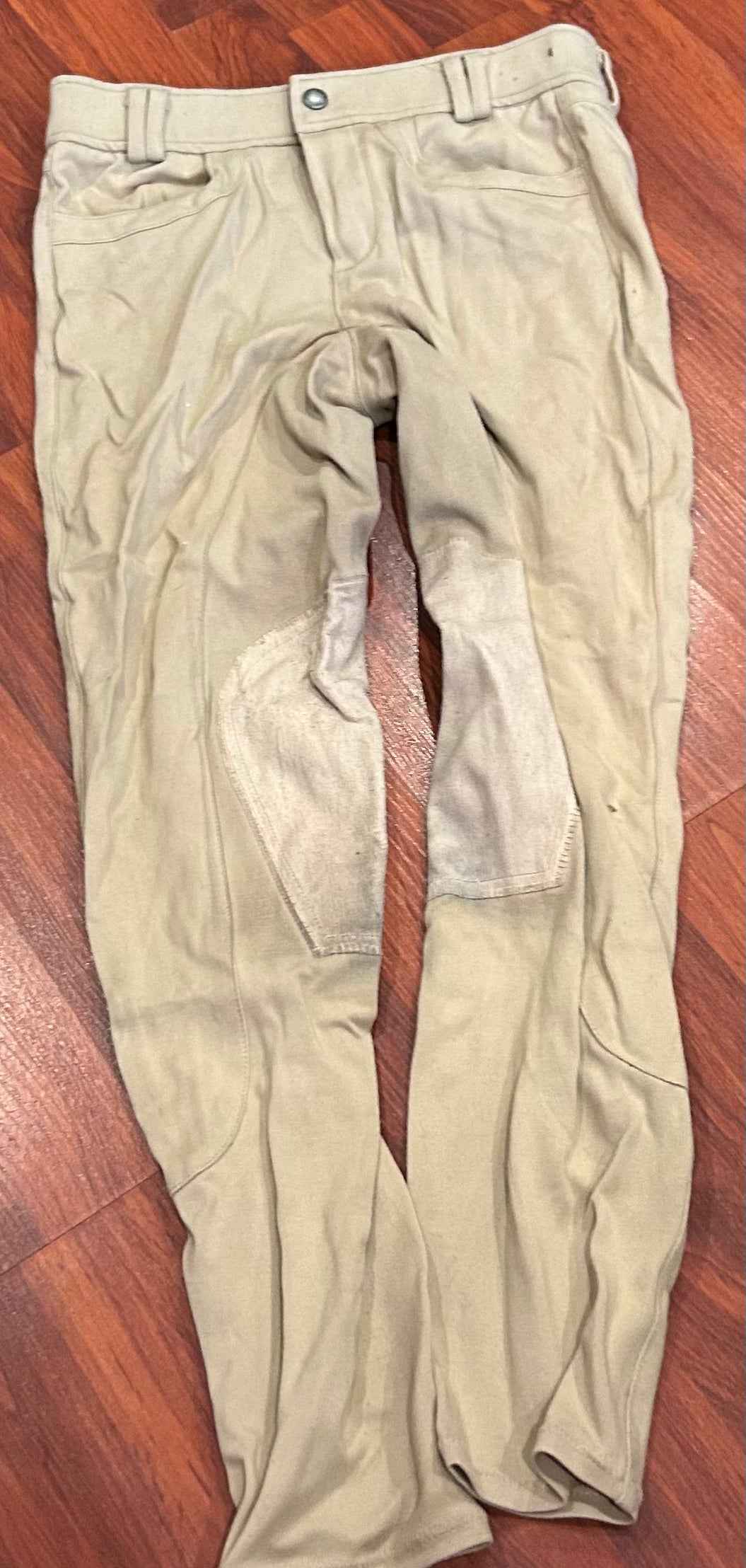 FOAL small tan knee patch breeches