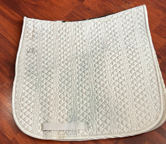 NSC white dressage pad