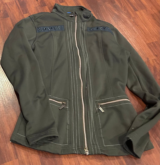 BR small green and rose grey light jacket