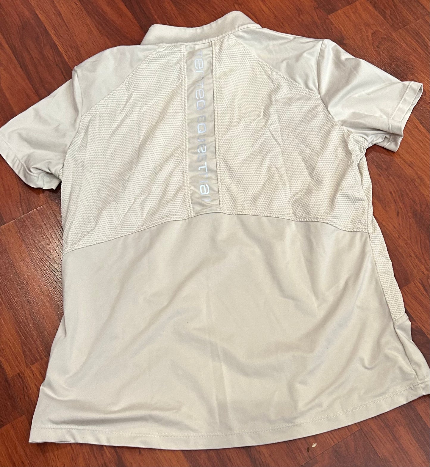 Temteq medium tan 1/4 zip shirt