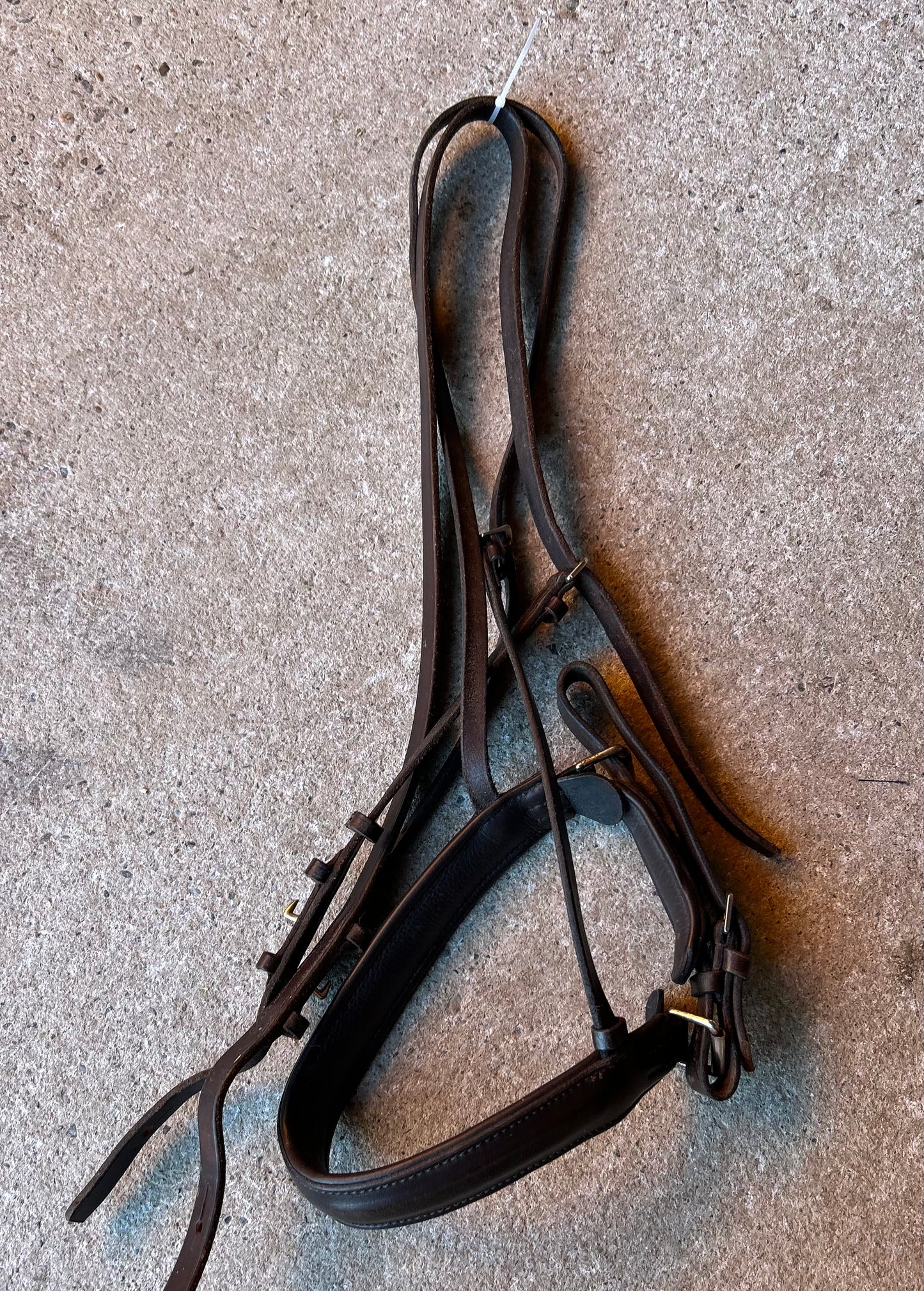 Noseband and Bradoon hanger brown full