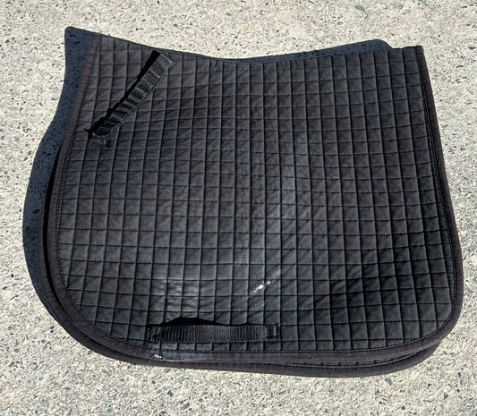 Black dressage pad