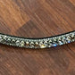 15” equiture black with gold/clear/light pink stones