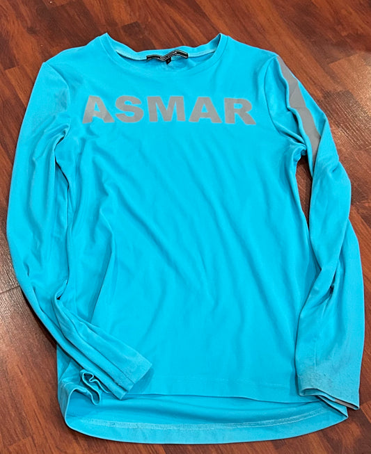 Asmar medium blue long sleeve shirt