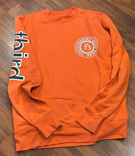 TBIRD orange sweater XS