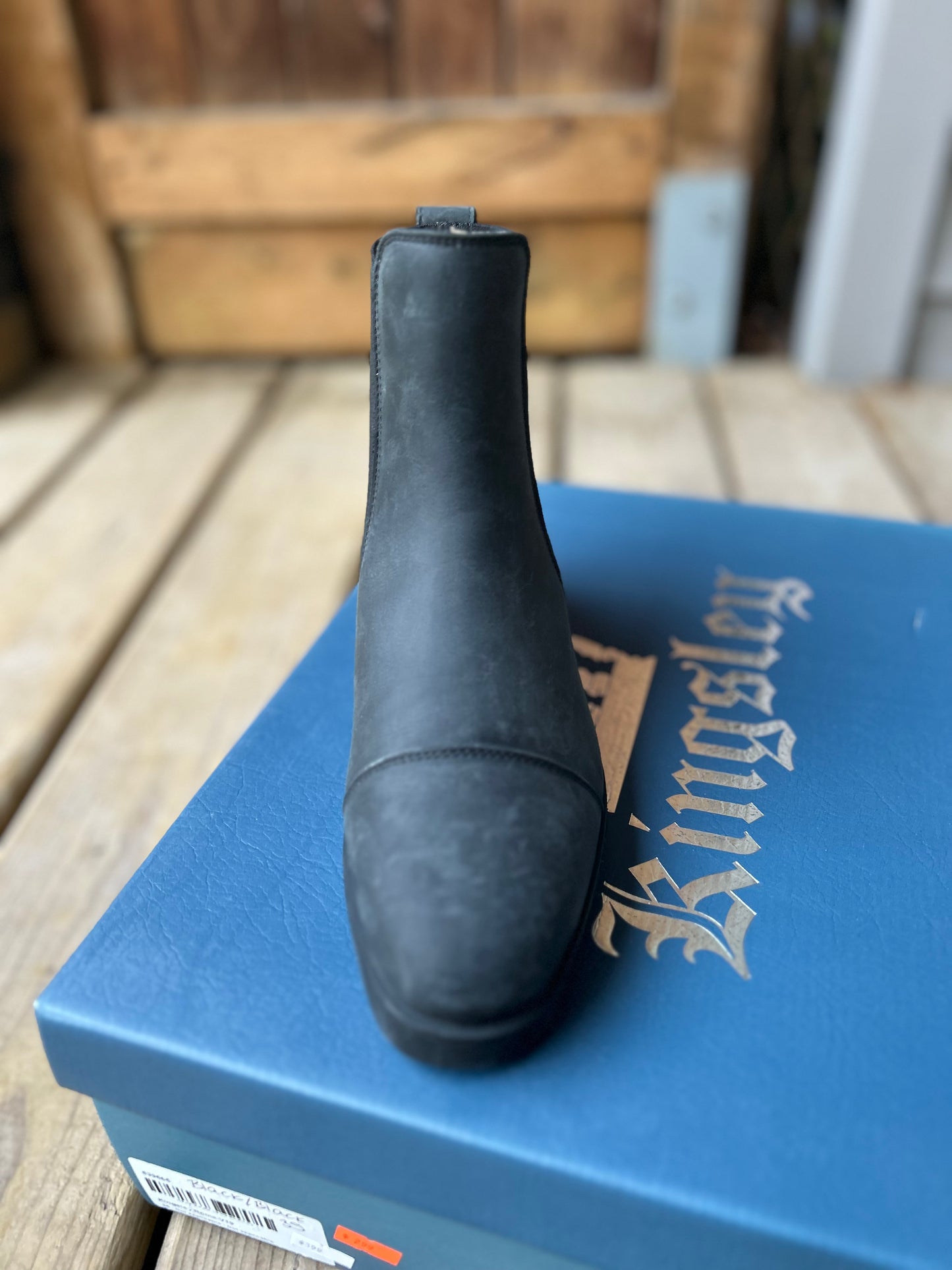 Size 35 Kingsley Roma black paddock boots