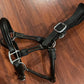 Lumiere Cob black leather halter