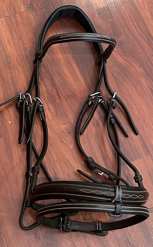 Schockemohle Tokyo F select brown cob size brown bridle
