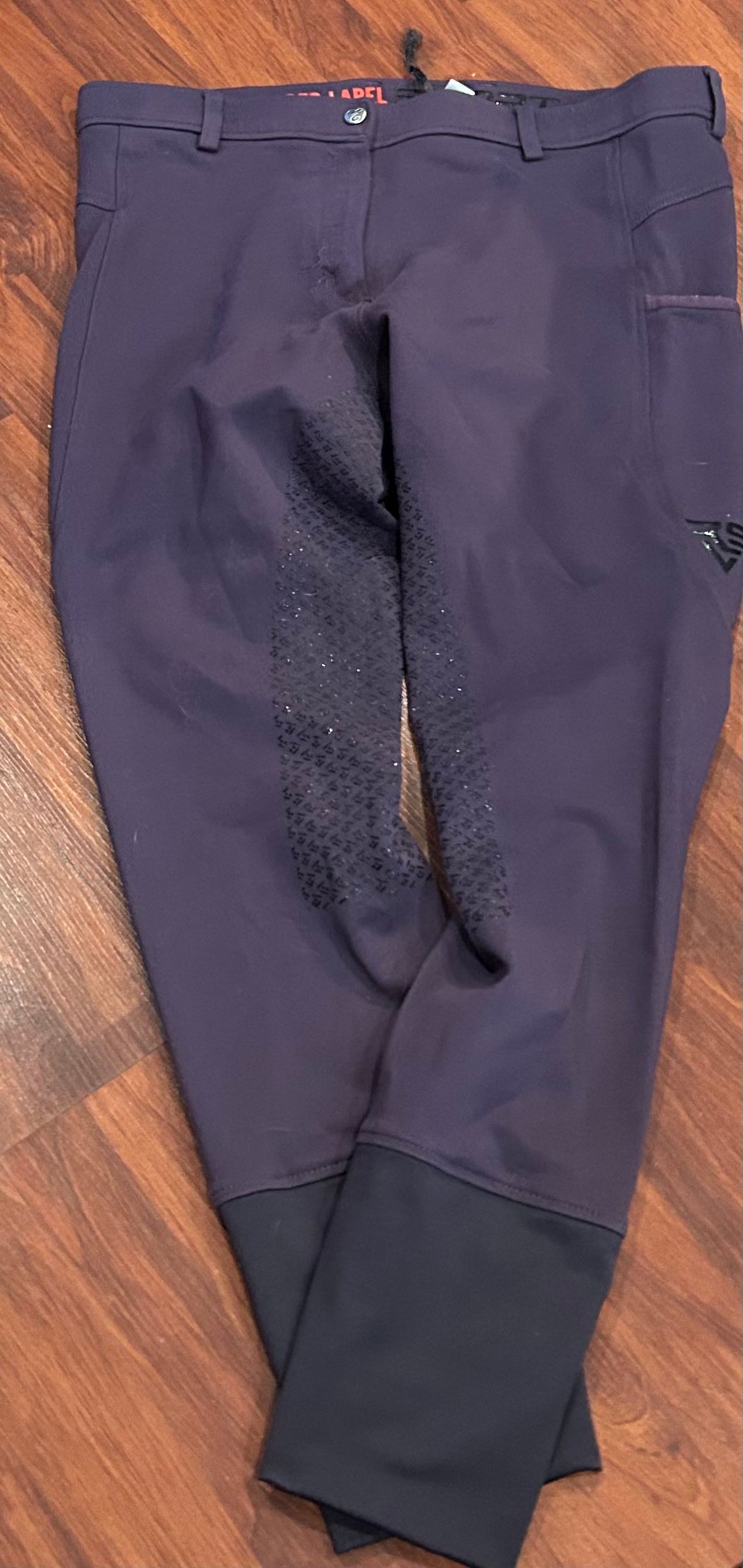 Elation 36R purple fill seat breeches