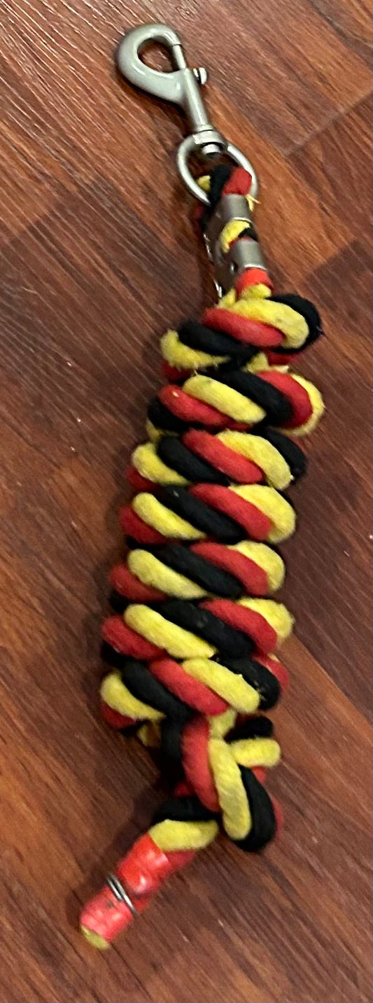 Yellow/red/black lead rope