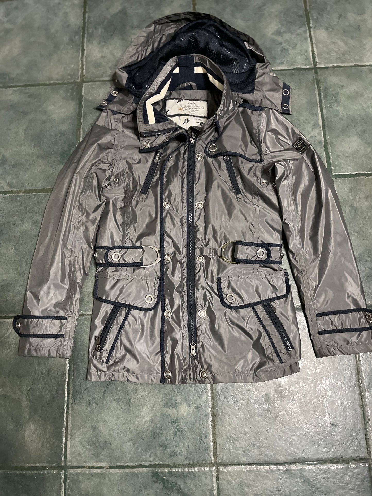 Eurostar rain jacket grey S