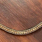 16” bronze browband. Sides have been made thinner. Could be reversed to fit all bridles.