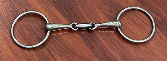 5” loose ring snaffle with lozenge