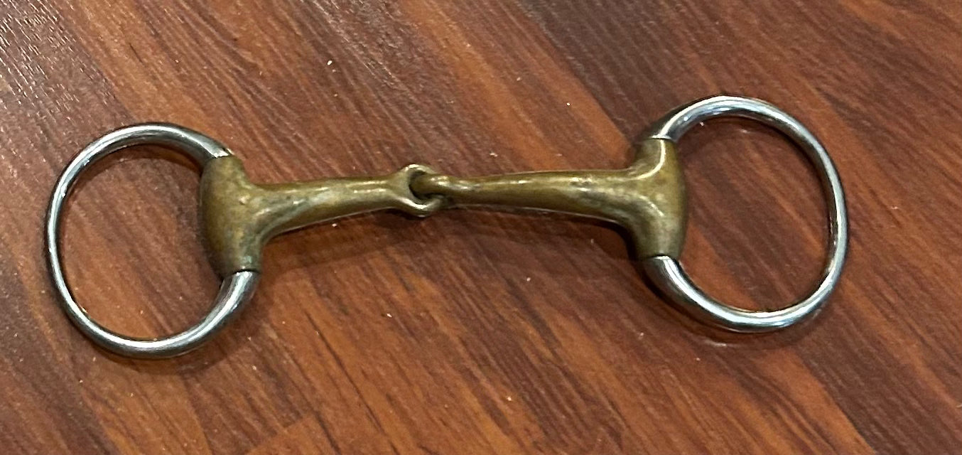 5” copper eggbutt snaffle
