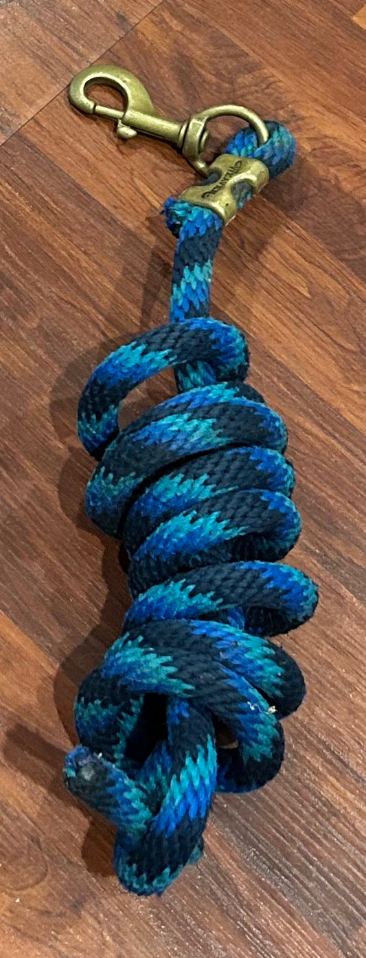 Blue lead rope