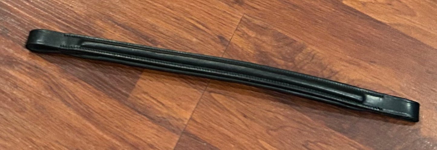 15” black raised browband