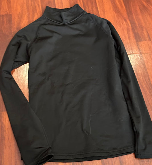 Pikeur med (38) fleece lined black high neck long sleeve shirt