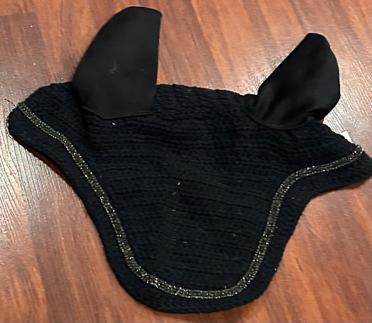 Black with black bling XL fly bonnet