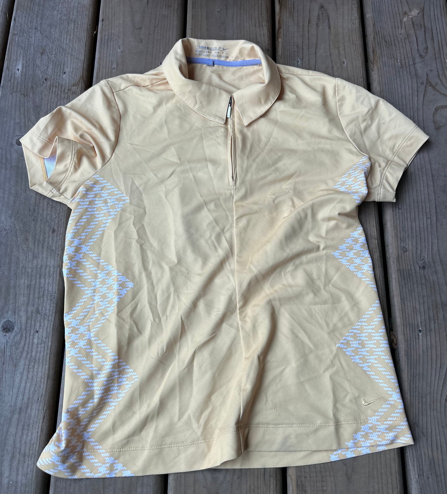 Yellow polo shirt large