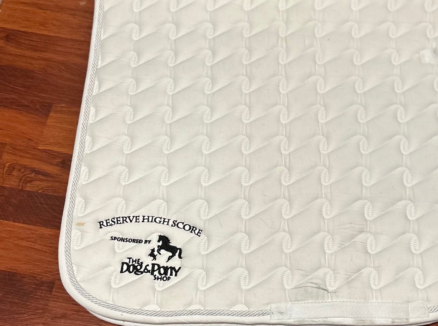 Century white quilted dressage pad