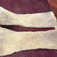 NSC burgundy sheepskin dressage pad
