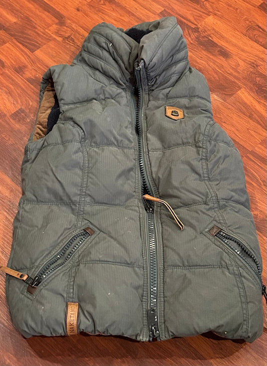 Neketano small thick winter vest. Fleece lined.