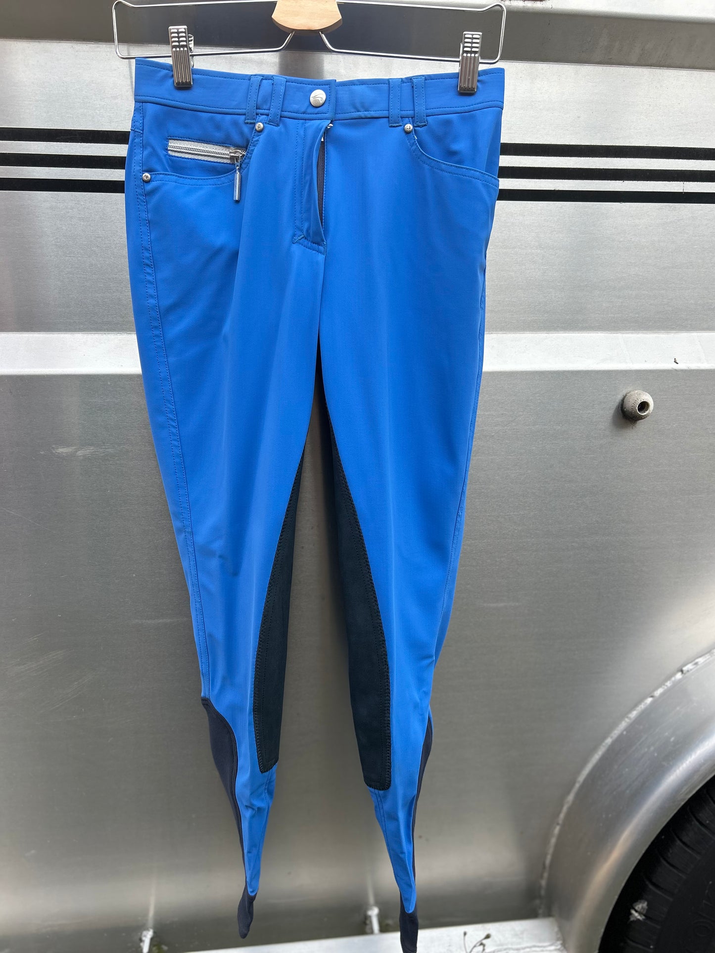 24L Euro Star Lorena blue full seat breeches